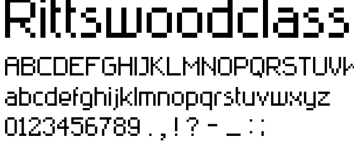 RittswoodClassic Regular font